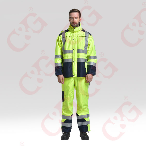 fr hi vis arc flash coats and pants anti static and waterproof rainwear